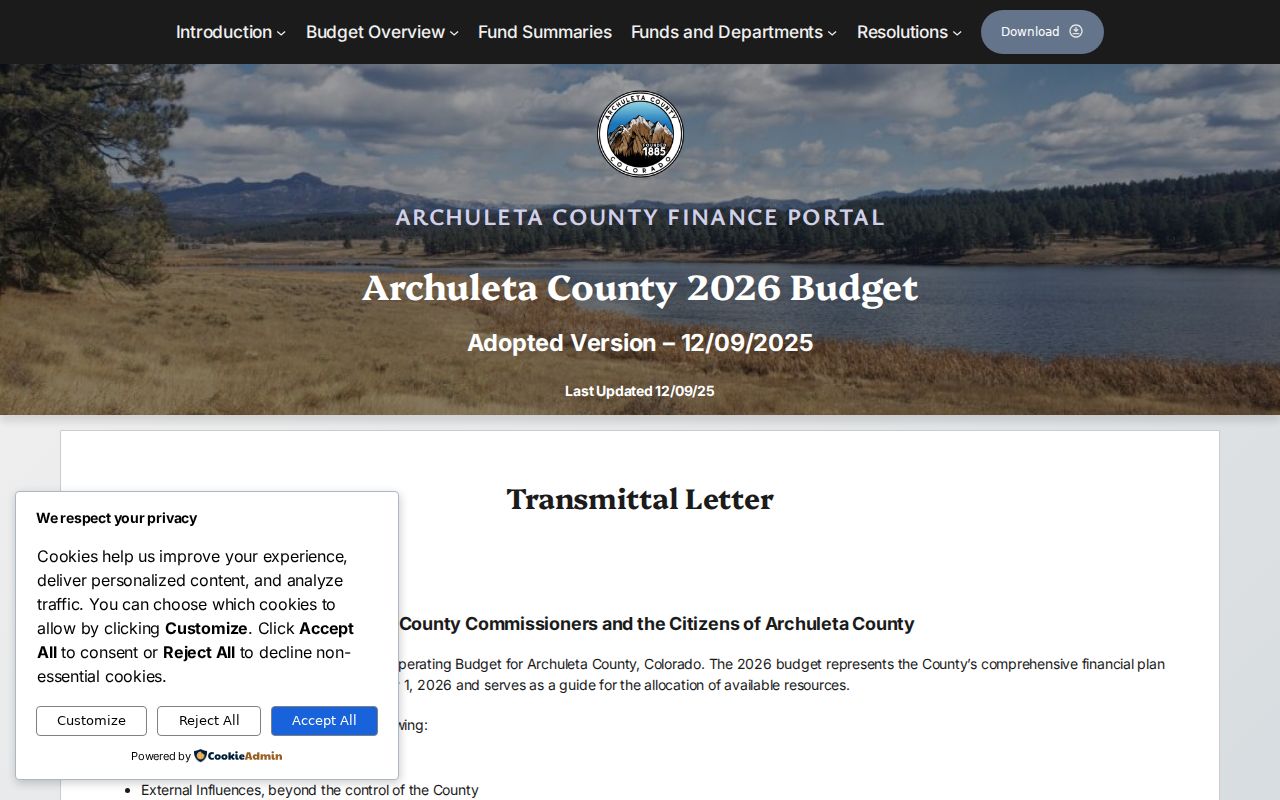 Archuleta County court docket Justice System Complex history