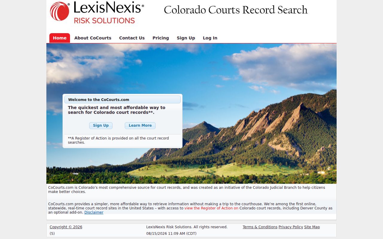 Archuleta County case search approved CoCourts portal